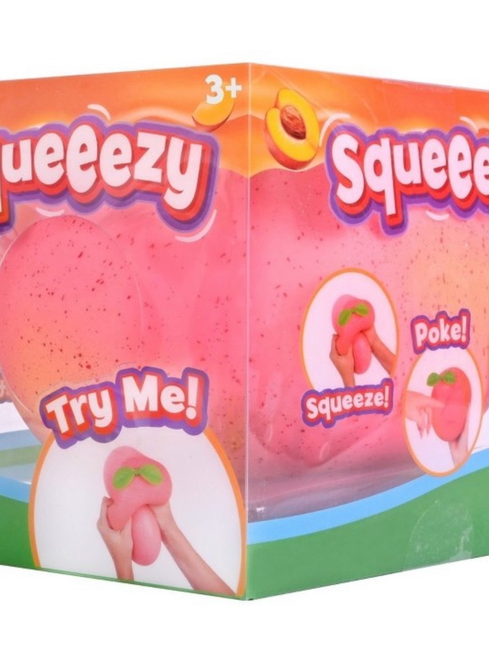 Pink Peach Squeezy Toy